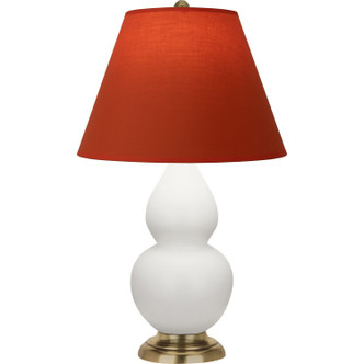 Robert Abbey - MLY50T - One Light Accent Lamp - Small Double Gourd - Matte Lily Glazed Ceramic w/Antique Natural Brass