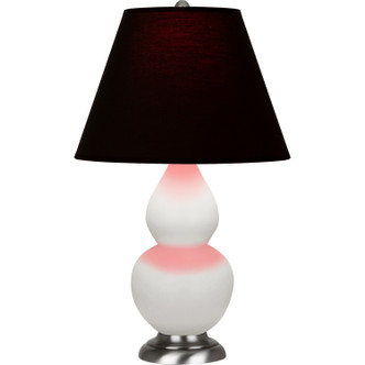 Robert Abbey - MLY52K - One Light Accent Lamp - Small Double Gourd - Matte Lily Glazed Ceramic w/Antique Silver