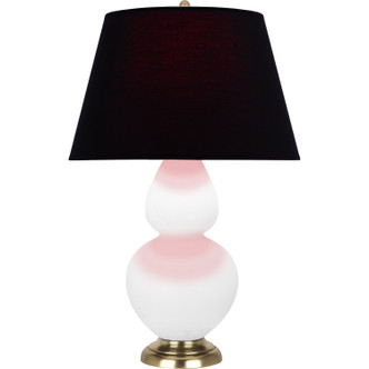 Robert Abbey - MLY55K - One Light Table Lamp - Double Gourd - Matte Lily Glazed Ceramic w/Antique Natural Brass