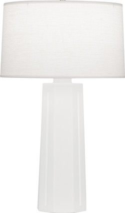 Robert Abbey - MLY60 - One Light Table Lamp - Mason - Matte Lily Glazed Ceramic