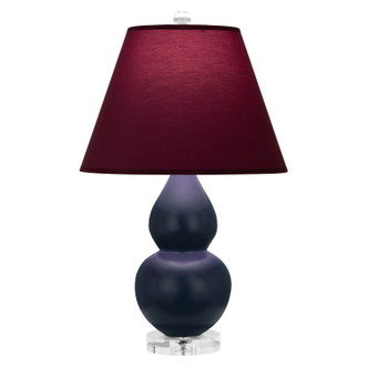 Robert Abbey - MMB53P - One Light Accent Lamp - Small Double Gourd - Matte Midnight Blue Glazed Ceramic w/Lucite