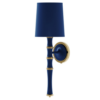 Robert Abbey - MMB87X - One Light Wall Sconce - Kane - Matte Midnight Blue w/Modern Brass