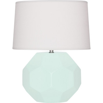 Robert Abbey - MN01 - One Light Table Lamp - Franklin - Mint Glazed Ceramic