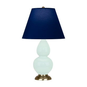 Robert Abbey - MN10N - One Light Accent Lamp - Small Double Gourd - Mint Glazed Ceramic w/Antique Natural Brass