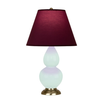 Robert Abbey - MN10P - One Light Accent Lamp - Small Double Gourd - Mint Glazed Ceramic w/Antique Natural Brass