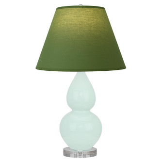 Robert Abbey - MN13G - One Light Accent Lamp - Small Double Gourd - Mint Glazed Ceramic w/Lucite
