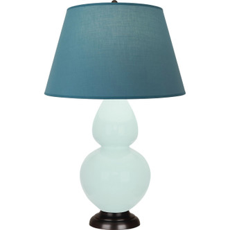 Robert Abbey - MN21B - One Light Table Lamp - Double Gourd - Mint Glazed Ceramic w/Deep Patina Bronze