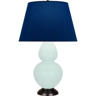 Robert Abbey - MN21N - One Light Table Lamp - Double Gourd - Mint Glazed Ceramic w/Deep Patina Bronze