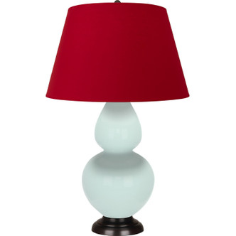 Robert Abbey - MN21R - One Light Table Lamp - Double Gourd - Mint Glazed Ceramic w/Deep Patina Bronze