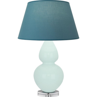 Robert Abbey - MN23B - One Light Table Lamp - Double Gourd - Mint Glazed Ceramic w/Lucite