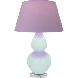 Robert Abbey - MN23L - One Light Table Lamp - Double Gourd - Mint Glazed Ceramic w/Lucite