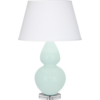 Robert Abbey - MN23X - One Light Table Lamp - Double Gourd - Mint Glazed Ceramic w/Lucite