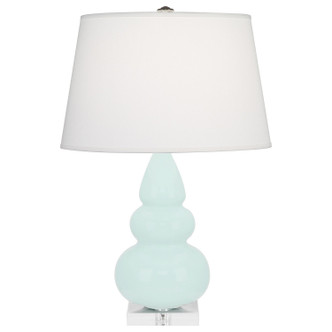 Robert Abbey - MN33X - One Light Accent Lamp - Small Triple Gourd - Mint Glazed Ceramic w/Lucite