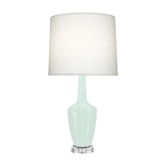 Robert Abbey - MN35 - One Light Accent Lamp - Small Emma - Mint Glazed Ceramic w/Polished Nickel