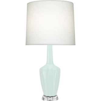 Robert Abbey - MN37 - One Light Table Lamp - Emma - Mint Glazed Ceramic w/Polished Nickel