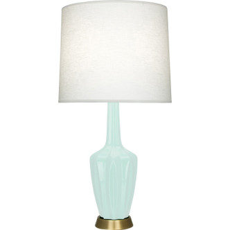 Robert Abbey - MN38 - One Light Table Lamp - Emma - Mint Glazed Ceramic w/Warm Brass