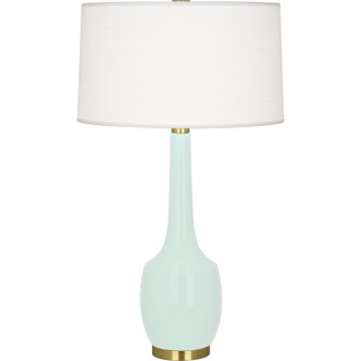 Robert Abbey - MN701 - One Light Table Lamp - Delilah - Mint Glazed Ceramic