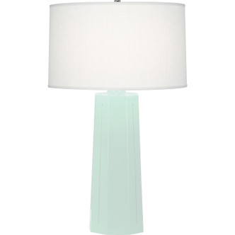 Robert Abbey - MN960 - One Light Table Lamp - Mason - Mint Glazed Ceramic