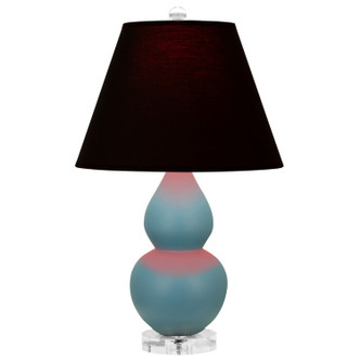 Robert Abbey - MOB53K - One Light Accent Lamp - Small Double Gourd - Matte Steel Blue Glazed Ceramic w/Lucite