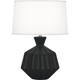 Robert Abbey - MOS18 - One Light Accent Lamp - Small Orion - Matte Obsidian Glazed Ceramic