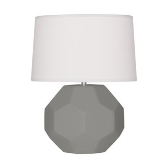 Robert Abbey - MST01 - One Light Table Lamp - Franklin - Matte Smokey Taupe Glazed Ceramic