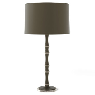Robert Abbey - MST72X - One Light Table Lamp - Kane - Matte Smokey Taupe w/Polished Nickel