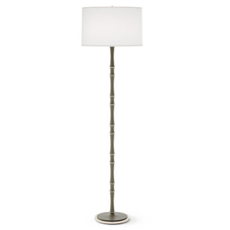 Robert Abbey - MST74 - One Light Floor Lamp - Kane - Matte Smokey Taupe w/Polished Nickel