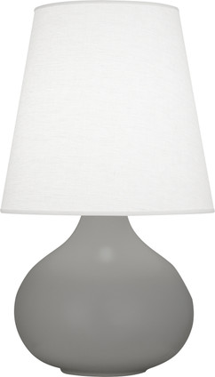 Robert Abbey - MST93 - One Light Accent Lamp - Small June - Matte Smokey Taupe Glazed Ceramic