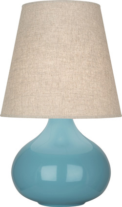Robert Abbey - OB91 - One Light Accent Lamp - Small June - Steel Blue Glazed Ceramic