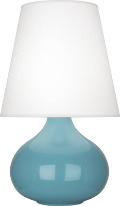 Robert Abbey - OB93 - One Light Accent Lamp - Small June - Steel Blue Glazed Ceramic
