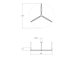 Ola LED Pendant (22QKCT01120PHA)