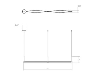 Ola LED Pendant (22QWCL02120PHA)