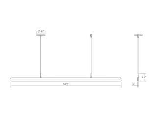 Stiletto LED Pendant (2348.16)