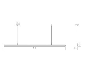 Stiletto LED Pendant (2349.03)