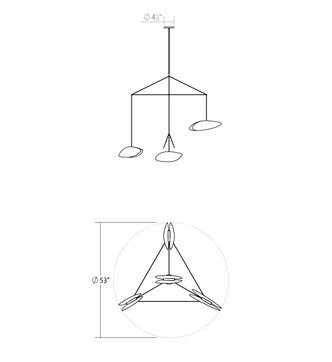 Papillons LED Pendant (2904.25M)
