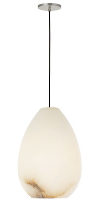 Alina One Light Pendant (SLPD545ALBN)