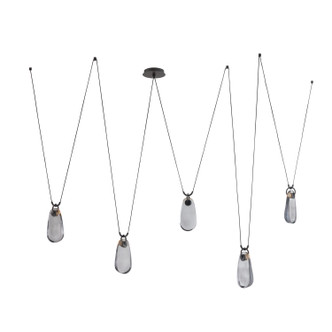 Arteriors - GADLC02 - LED Chandelier - Melt - Smoke