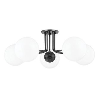 Mitzi - H105605-OB - Five Light Semi Flush Mount - Stella - Old Bronze