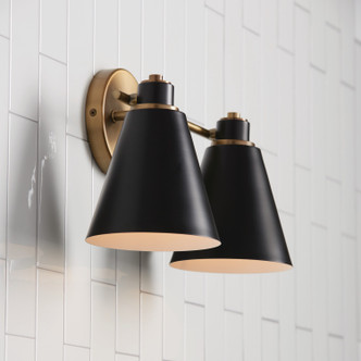 manufacturer_finish:Aged Brass and Black|manufacturer_glass:Black Metal Shade with White Interior