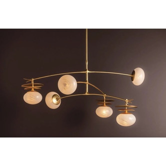 Ceylon Six Light Chandelier (451-57-VGL)
