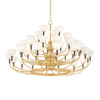 Corbett Lighting - 489-49-VB/BRZ - LED Chandelier - Brahma - Vintage Brass