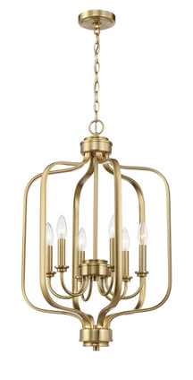 Bolden Six Light Foyer Chandelier (50536-SB)