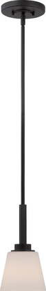 Nuvo Lighting - 60-5557 - One Light Mini Pendant - Mobili - Aged Bronze