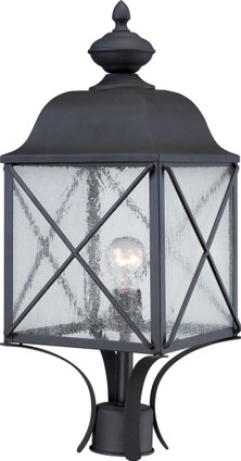 Nuvo Lighting - 60-5625 - One Light Post Lantern - Wingate - Textured Black