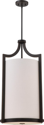 Nuvo Lighting - 60-5890 - Four Light Foyer Pendant - Meadow - Russet Bronze