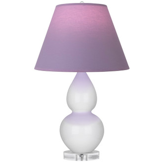 Robert Abbey - A690L - One Light Accent Lamp - Small Double Gourd - Lily Glazed Ceramic w/Lucite
