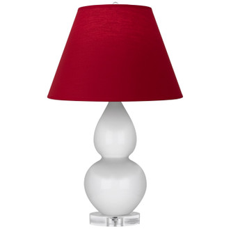 Robert Abbey - A690R - One Light Accent Lamp - Small Double Gourd - Lily Glazed Ceramic w/Lucite