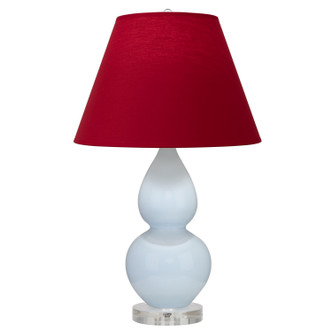 Robert Abbey - A696R - One Light Accent Lamp - Small Double Gourd - Baby Blue Glazed Ceramic w/Lucite