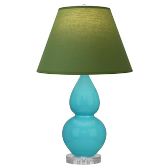 Robert Abbey - A761G - One Light Accent Lamp - Small Double Gourd - Egg Blue Glazed Ceramic w/Lucite