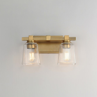 Cubos Two Light Wall Sconce (21382CLNAB)